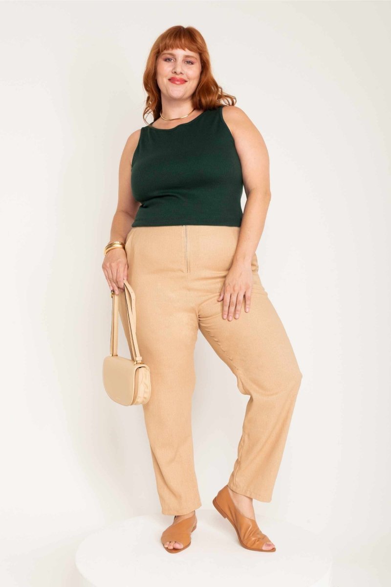 Regata Básica Feminina Slim Canelada - Verde - Uhnika