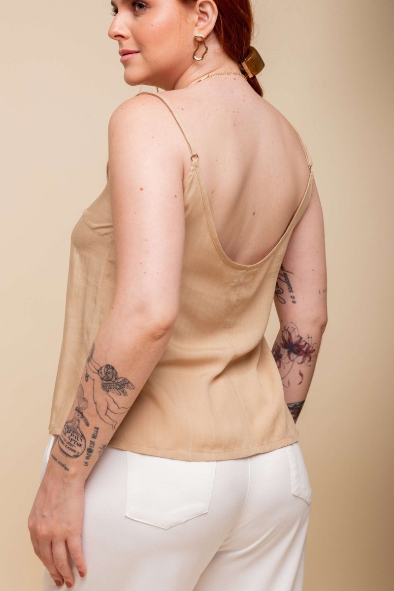 Regata de Viscose Chloe - Avelã - Uhnika