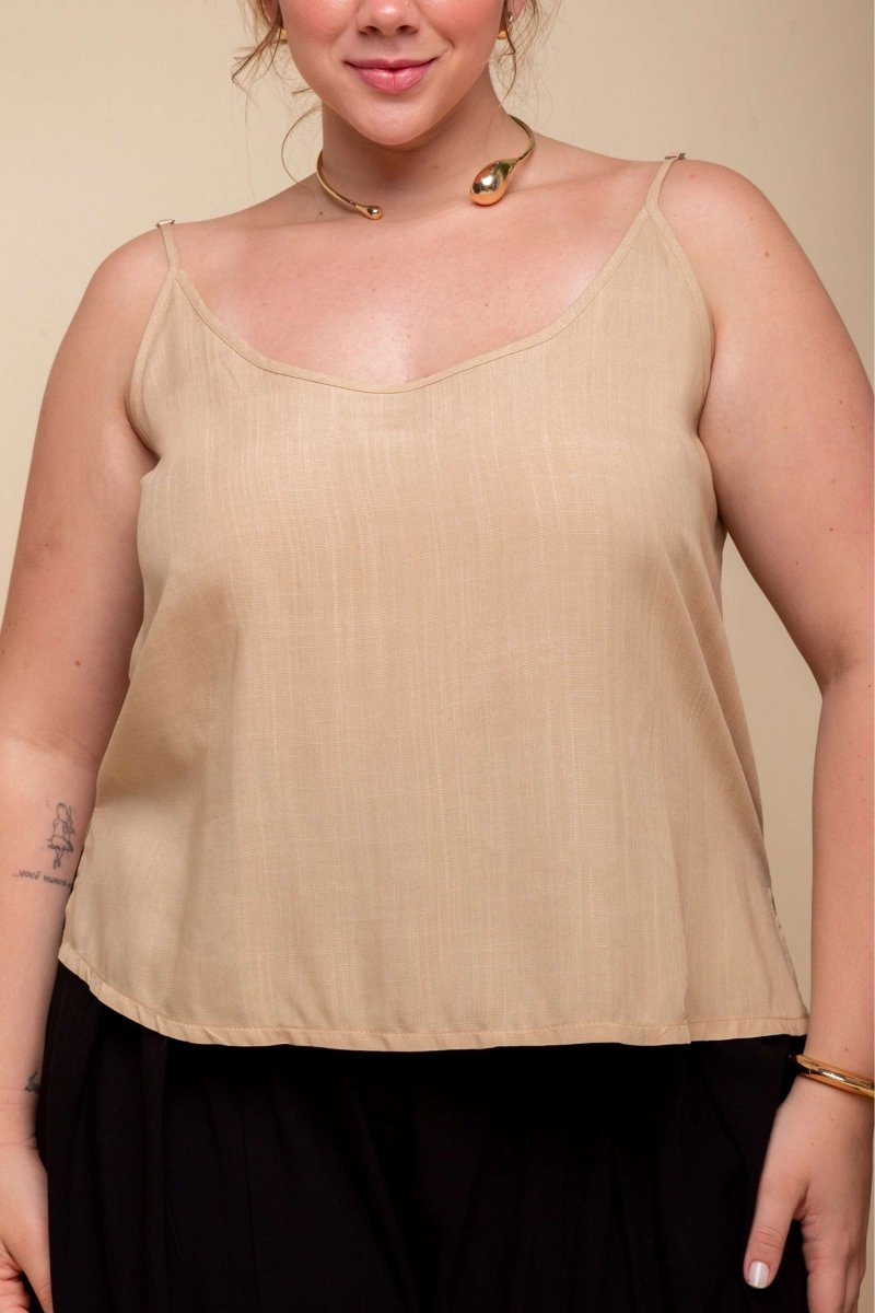 Regata de Viscose Chloe - Avelã - Uhnika