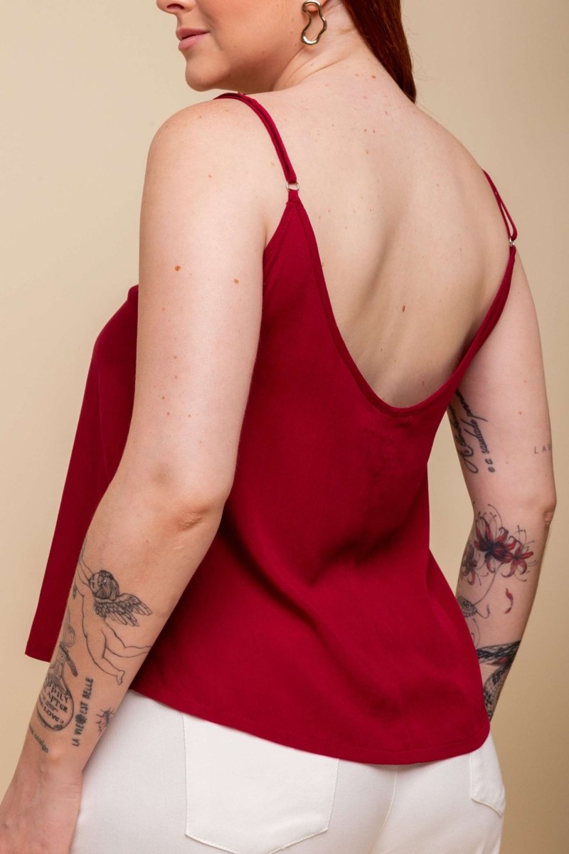 Regata de Viscose Chloe - Marsala - Uhnika