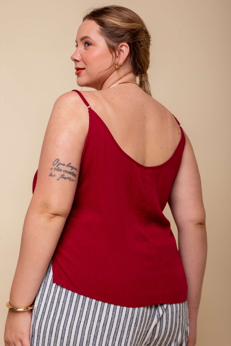 Regata de Viscose Chloe - Marsala - Uhnika