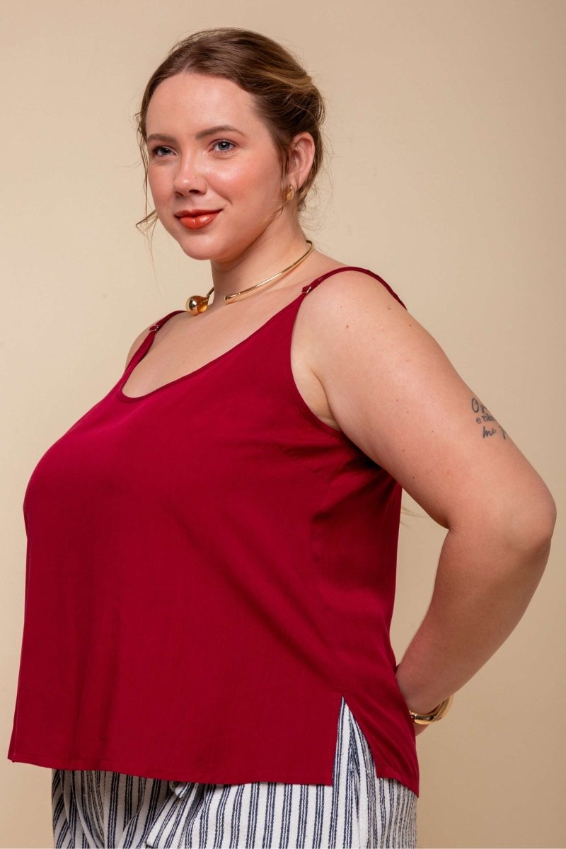 Regata de Viscose Chloe - Marsala - Uhnika