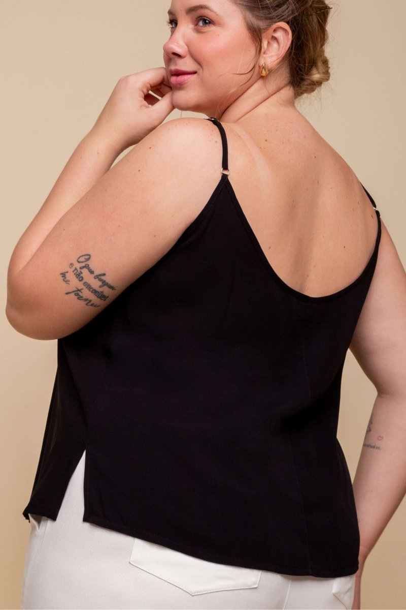 Regata de Viscose Chloe - Preto - Uhnika