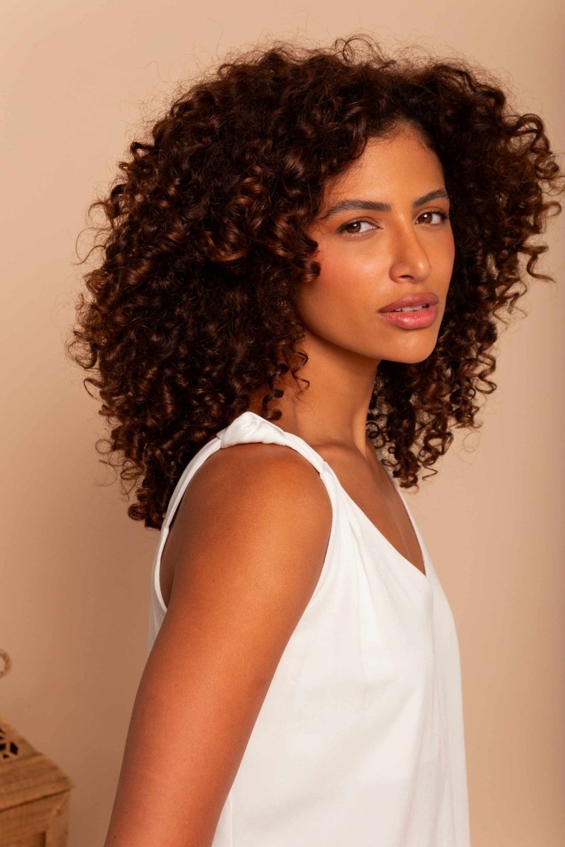 Regata de Viscose Premium com Nó - Off White - Uhnika