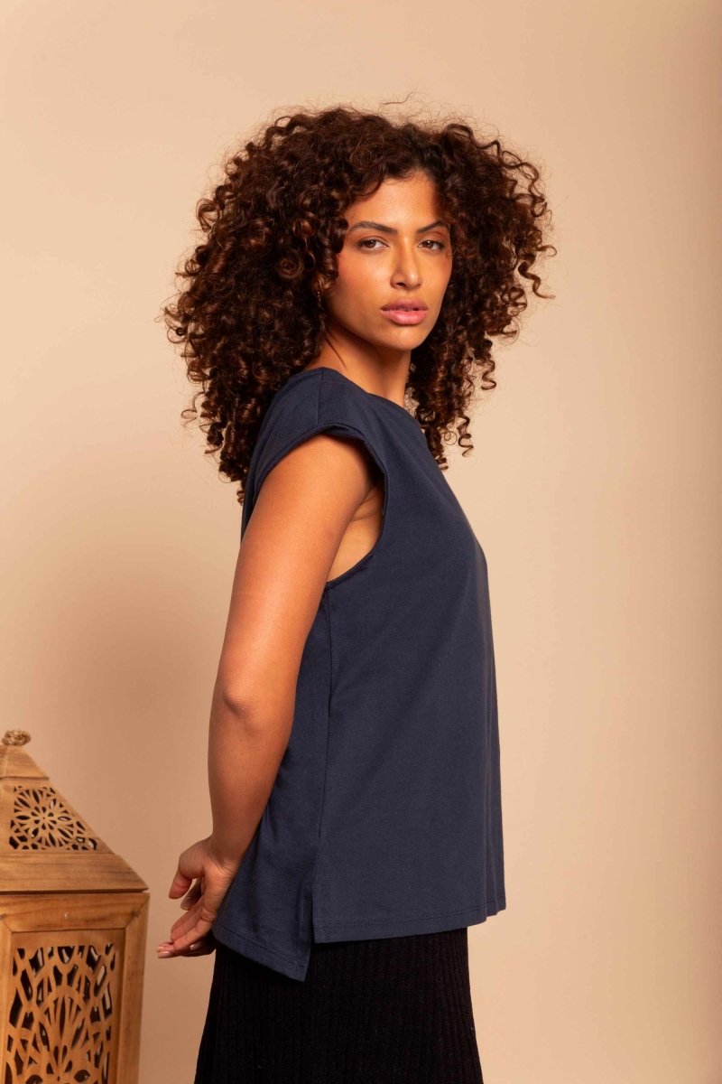 Regata Muscle Tee - Azul Marinho - Uhnika