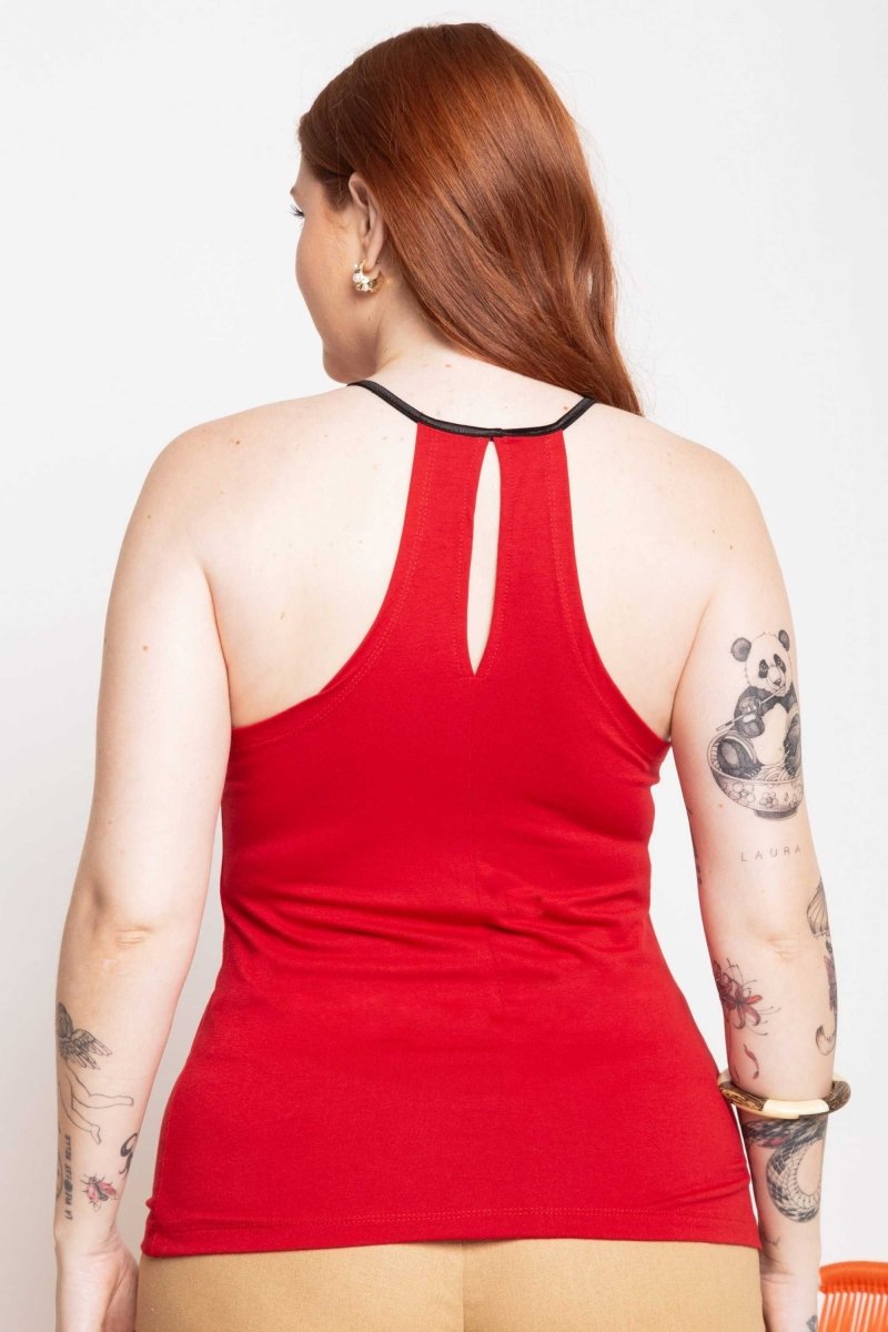 Regata Nadador com Elástico - Vermelho - Uhnika