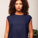 Blusa de Linho com Botões