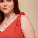 Regata de Viscose Premium com Nó - Terracota - Uhnika