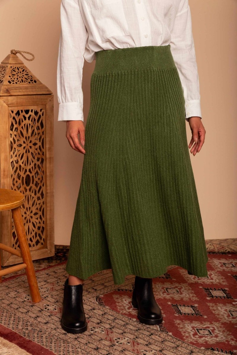 Saia Midi de Tricot Nômade