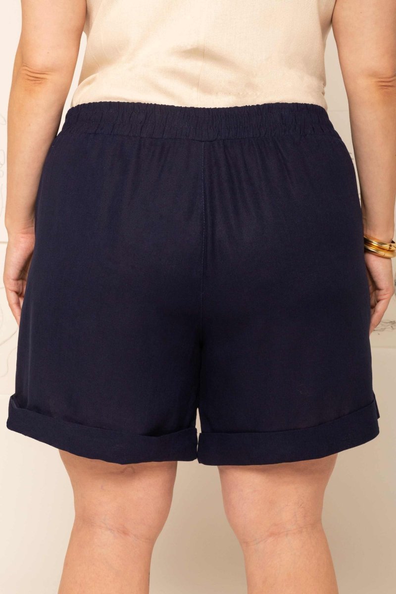 Shorts Barra Italiana - Azul Marinho - Uhnika