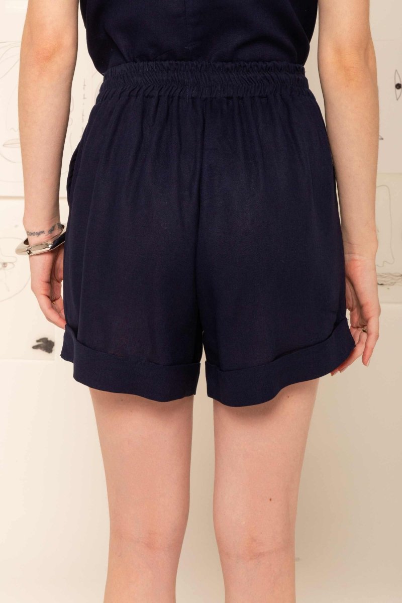 Shorts Barra Italiana - Azul Marinho - Uhnika