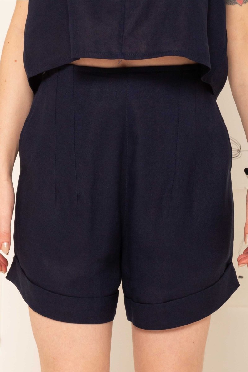 Shorts Barra Italiana - Azul Marinho - Uhnika