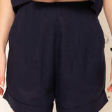 Shorts Barra Italiana - Azul Marinho - Uhnika
