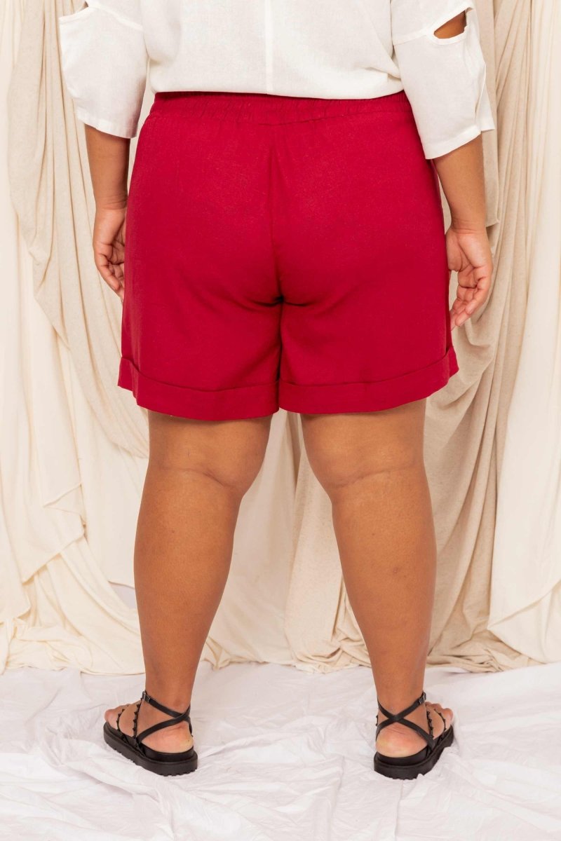 Shorts Barra Italiana - Bordô - Uhnika