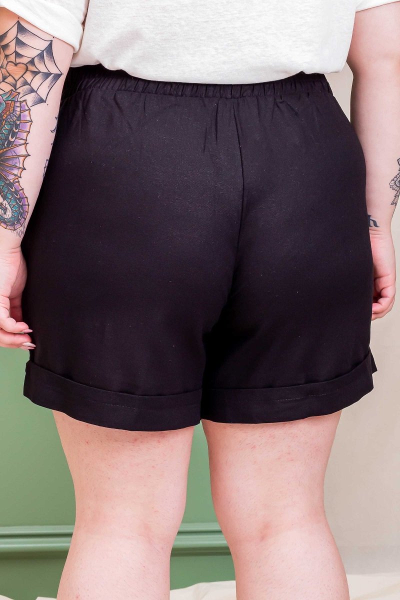 Shorts Barra Italiana - Preto - Uhnika