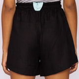 Shorts de Linho Savana - Preto - Uhnika