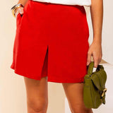 Shorts Saia de Viscose - Terracota - Uhnika