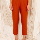 Calça Skinny de Linho