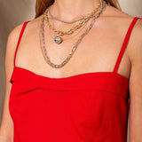 Vestido de Linho Luna - Vermelho - Uhnika
