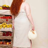 Vestido de Linho Luna - Linho Natural - Uhnika